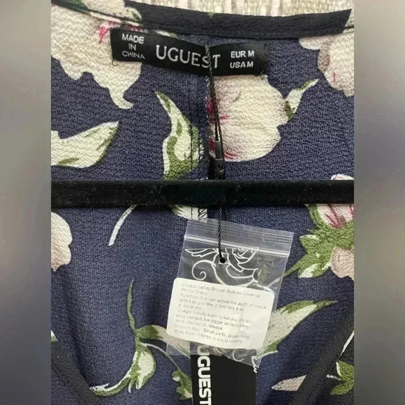 Uguest mini dress size M NWT long sleeve light weight - Picture 6 of 7